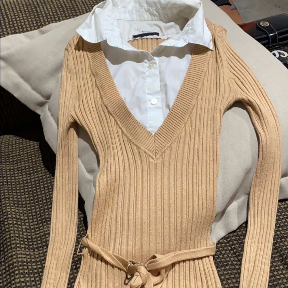 Two tone dress shirt
